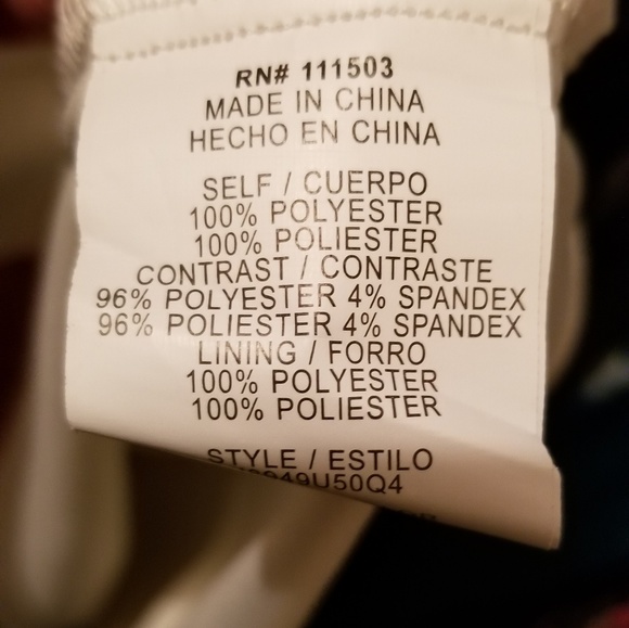 White and peach high low dress - Picture 6 of 6